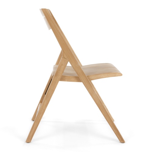 70534 Surf teak folding chair right side view on white background