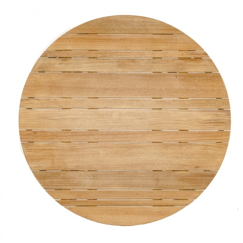 14917 Surf Teak Coffee Table top view on white background