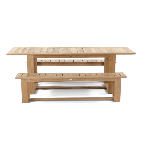 Horizon Teak Dining Picnic Table Set Westminster Teak