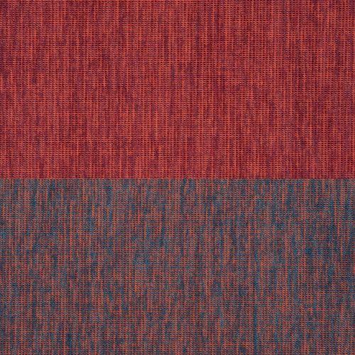 71005psph sangria horizon throw pillow closeup of both color swatches one color above the other color