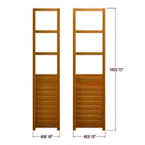 18815f Pacifica teak Linen Tower autocad on white background