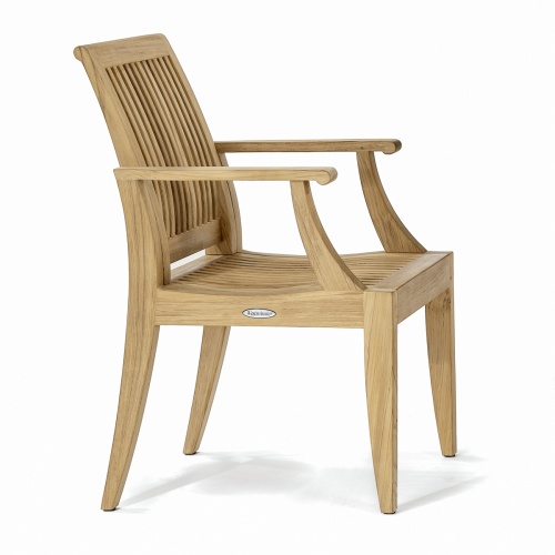 70305 Laguna Dining chair facing right side view on white background