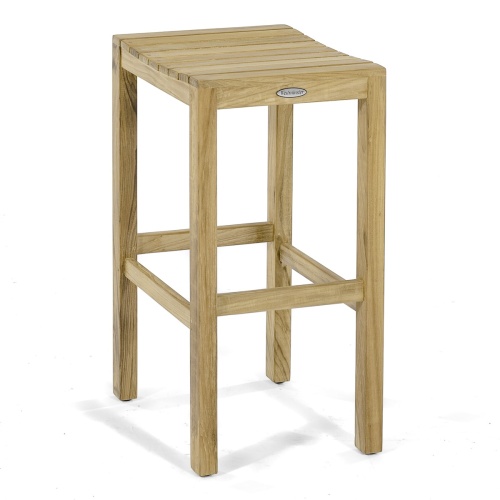 70808 Somerset Backless Bar Stool angled corner side view on white background