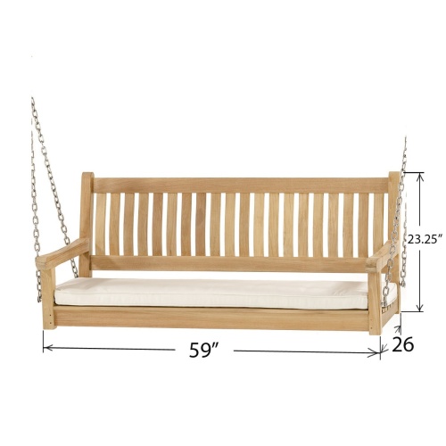 13955bo veranda swinging bench autocad on white background