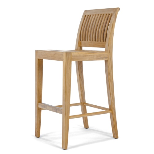 teak outdoor bar stools with arms