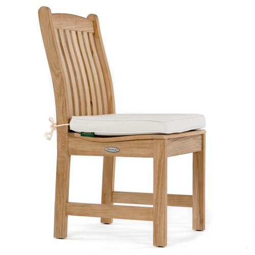 70008 Montserrat Veranda arm chair with optional seat cushion right side angled view on white background