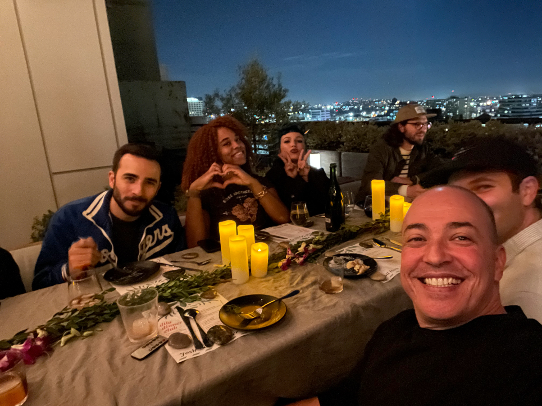 Josh Gray-Emmer and guests of the DTLA Dinner Club