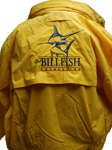 An image of The Billfish Foundation yellow Signature Jacket.