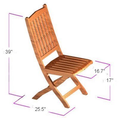 Sumatra Folding Chair - Picture H