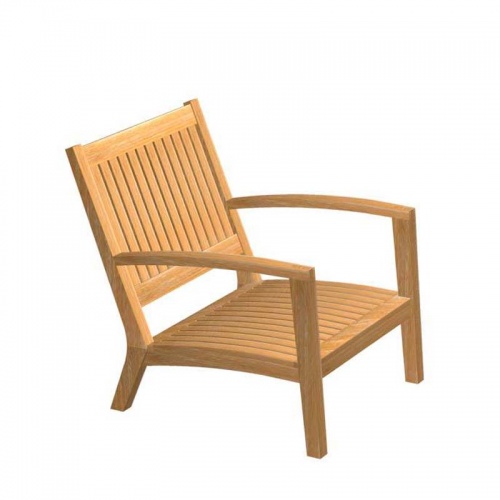 Teak Deep Seating Armchair - Picture A