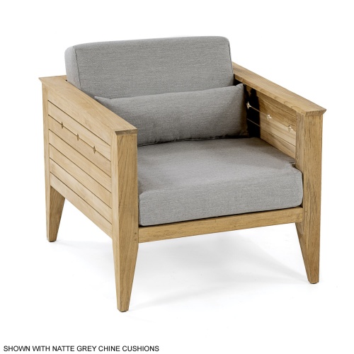 Refurbished Craftsman Teak Lounge Chair - Picture C