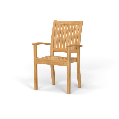 Sussex Teak Stacking Chair - Picture A