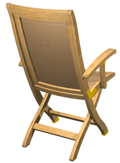 Bali Teak Folding armchair - Picture E