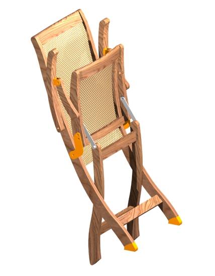 Bali Teak Folding armchair - Picture G