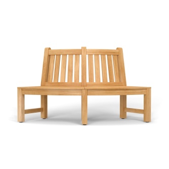 Teak Tree Hugger Bench (1 section)