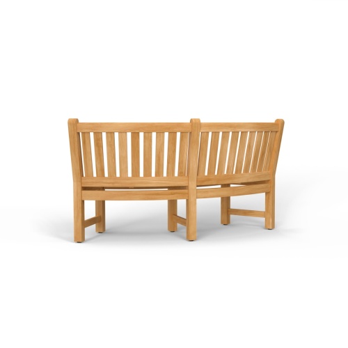 6 ft Buckingham Teak Bench Curved - Picture D