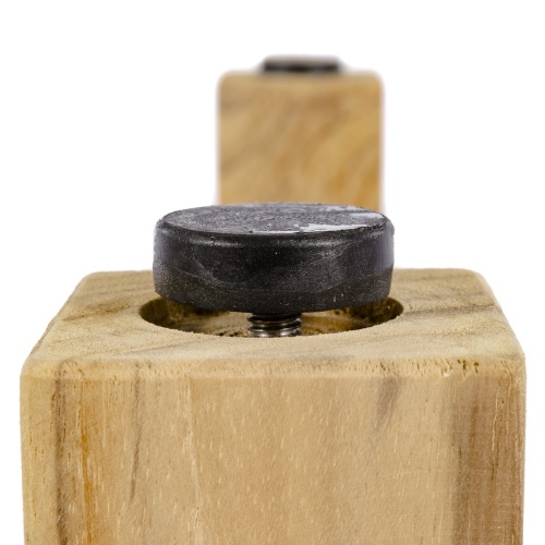 Buckingham Rounded Teak Backless Bench - Picture N