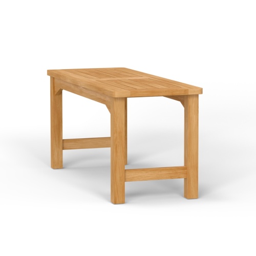 42 inch Veranda Teak Backless Bench - Picture B