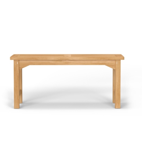 42 inch Veranda Teak Backless Bench - Picture C