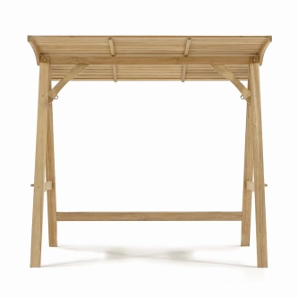 Teak Swing Stand with Canopy