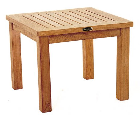 Teak Square Side Table - Picture B