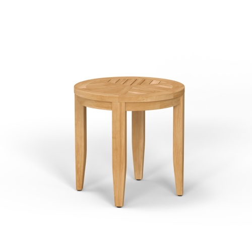 Laguna Teak Wood Side Table - Picture A