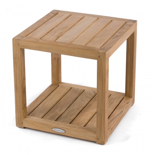 Horizon Teak Patio Square End and Side Table - Westminster Teak Outdoor ...