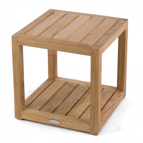 Horizon Teak Patio Square End and Side Table Westminster Teak Outdoor