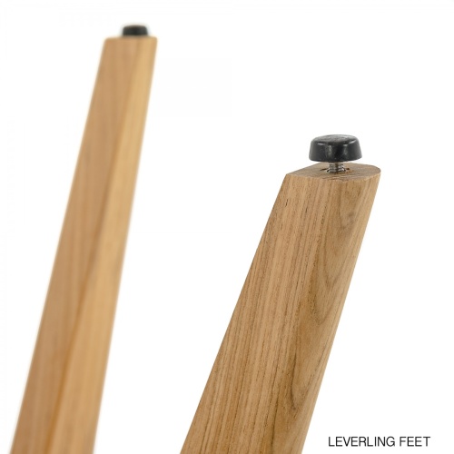 Surf Round Teak Coffee Table - Picture L