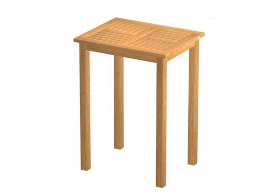 Commercial Teak Bar Table - Picture A
