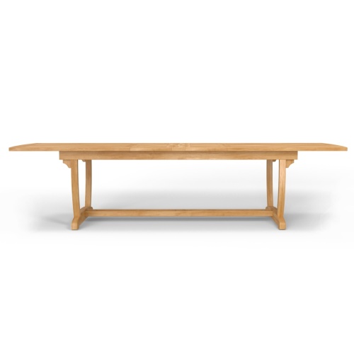Veranda Rectangular Teak Extension Dining Table - Picture G