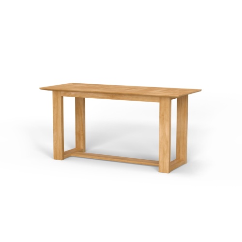 Horizon Rectangular Teak Console & Sofa Table - Picture A