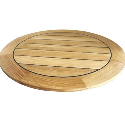 Vogue 30 inch Round Teak Table Top - Picture A