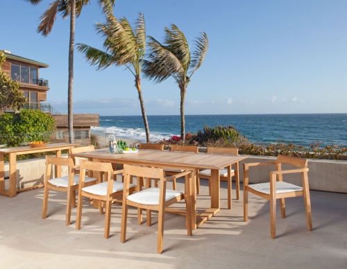 Refurbished Horizon Teak Extendable Table - Picture G