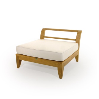 Aman Dais End Teak Sectional