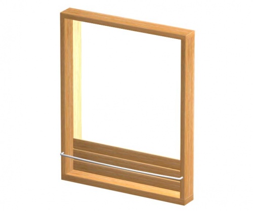 Teak Mirror - Picture A