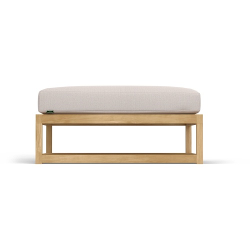 Maya Teak Ottoman with Sunbrella Cushion - Picture D