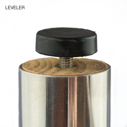 Odyssey Teak & Stainless Steel Folding Table - Picture J