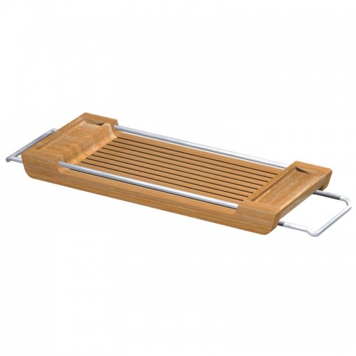 Teak Spa Tub Tray - Picture A