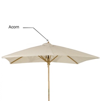 17640F Replacement Teak Umbrella Acorn