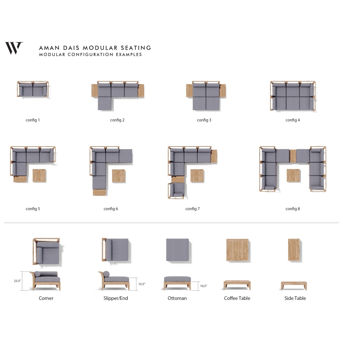 Aman Dais Modular Seating