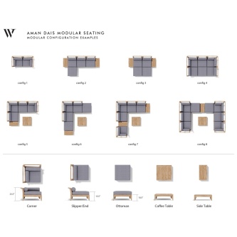 Aman Dais Modular Seating