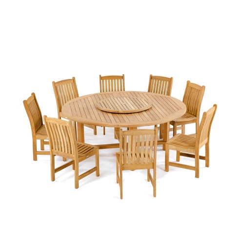 9 pc Buckingham Veranda Teak Dining Set - Picture A