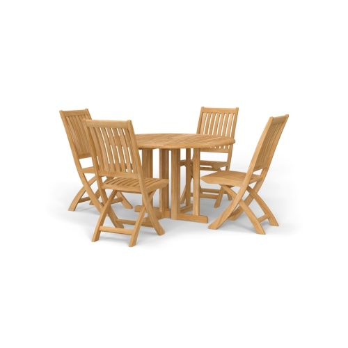 5 pc Folding Barbuda Dining Set - Picture D