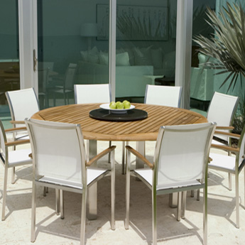 Gemini Teak Stainless Set - Picture A