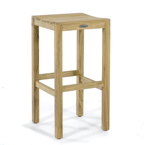 5 pc Somerset Teak Bar & Stool Set - Picture L