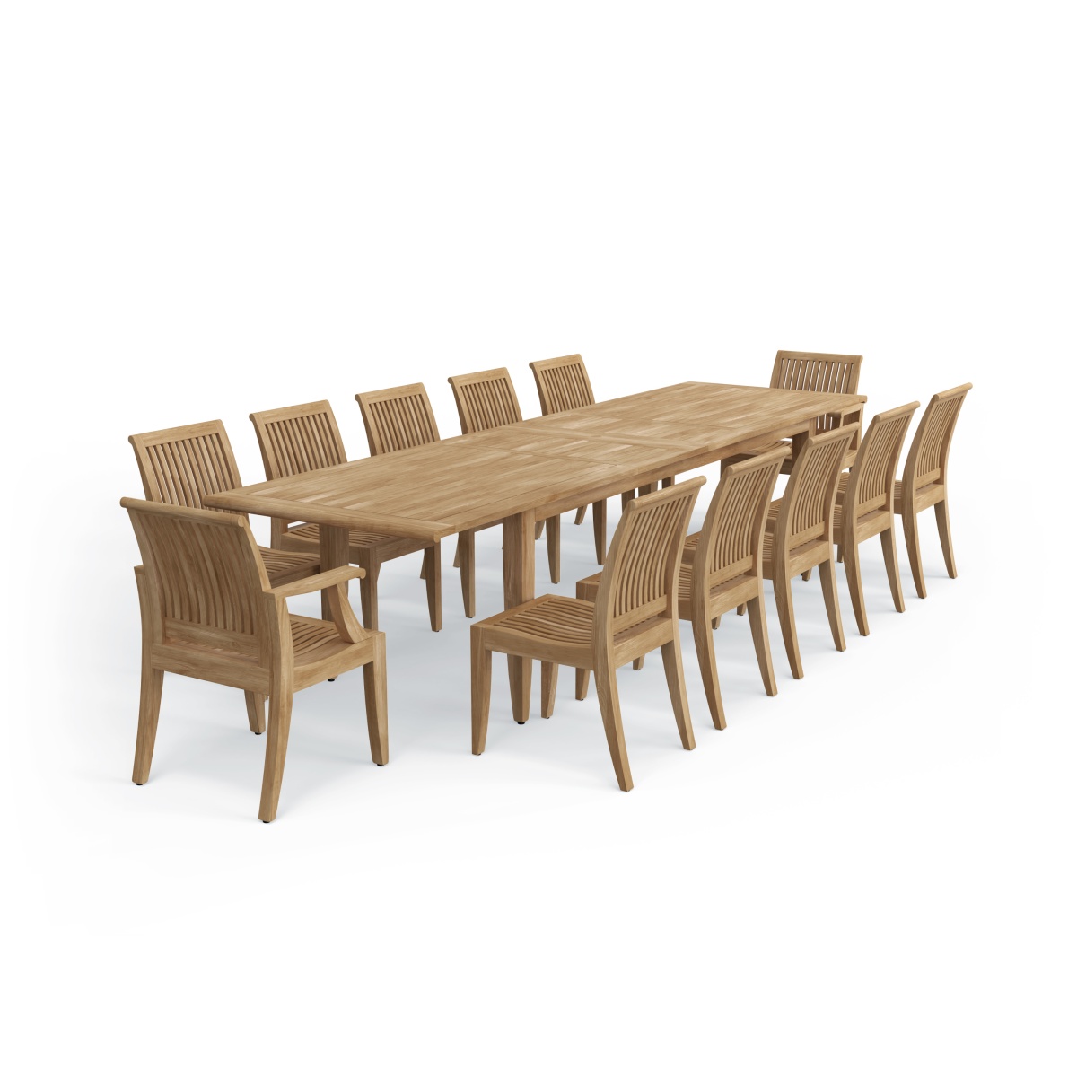Laguna 13 pc Teak Dining Set