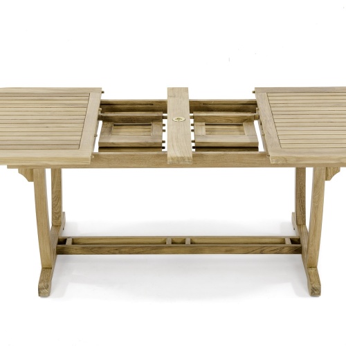 9 pc Montserrat Oval Teak Dining Set - Picture M