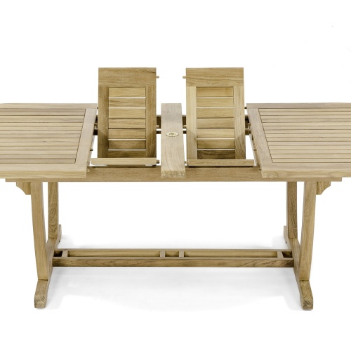 9 pc Montserrat Oval Teak Dining Set - Picture N