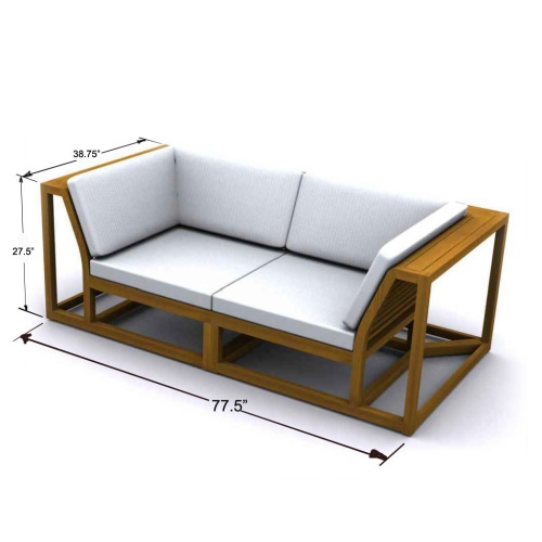 Maya Love Seat - Picture K